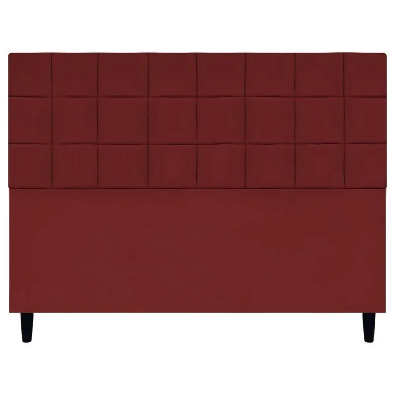 Cabeceira Estofada Para Cama Box Queen 160 Cm Florem Suede