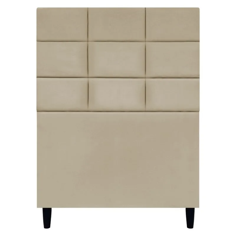 Cabeceira Decorativa Florem Para Cama de Solteiro 90 cm Suede Cores
