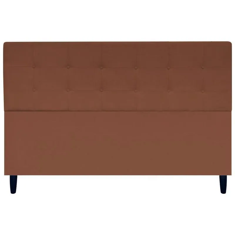 Cabeceira Cama Ivy King Ivy 195 Cm Suede Terracota, Suede