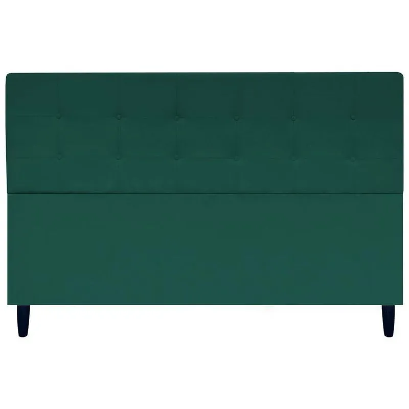 Cabeceira Cama Ivy King Ivy 195 Cm Suede Verde, Suede