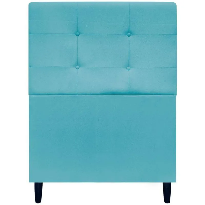 Cabeceira Para Cama De Solteiro 90 Cm Ivy Suede