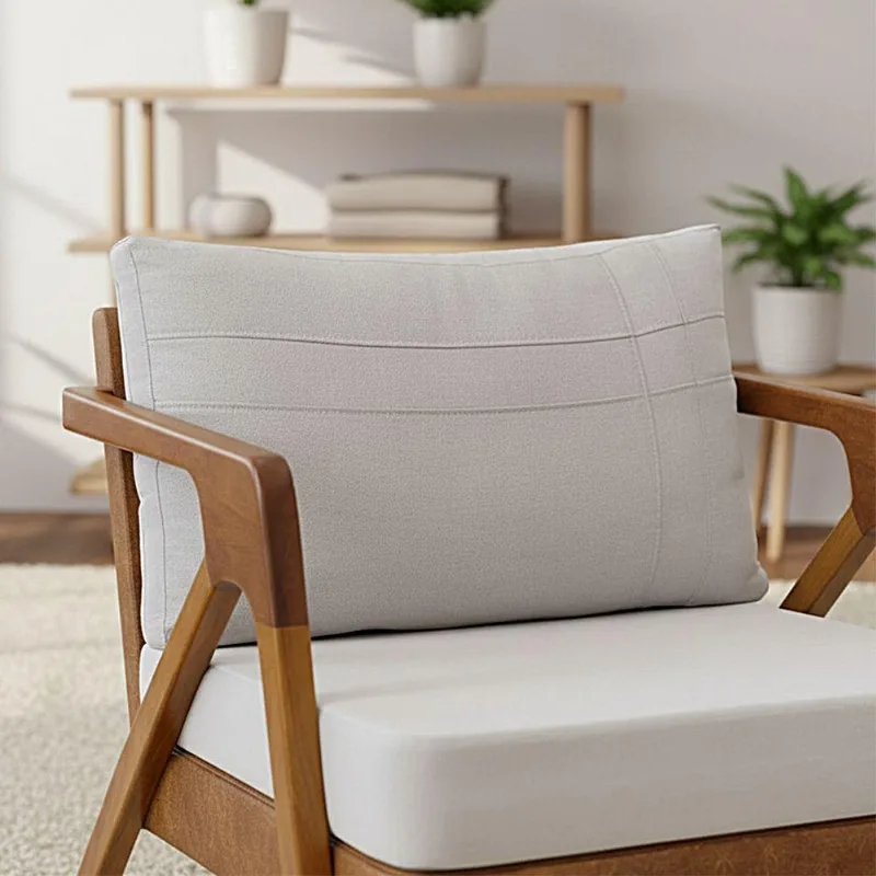 Almofada Decorativa Maia 36x60 Em Linho Com Zíper E Enchimento Confortável Clique & Decore