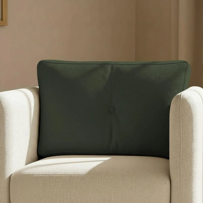 Almofada Decorativa Aviv 35x56 Em Tecido Linho Com Fibra Siliconada Ammê Estofados
