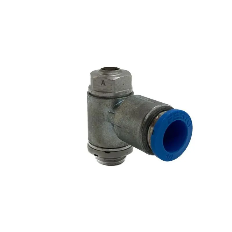 Válvula Reguladora De Fluxo Unidirecional Festo 1/4 X 10mm