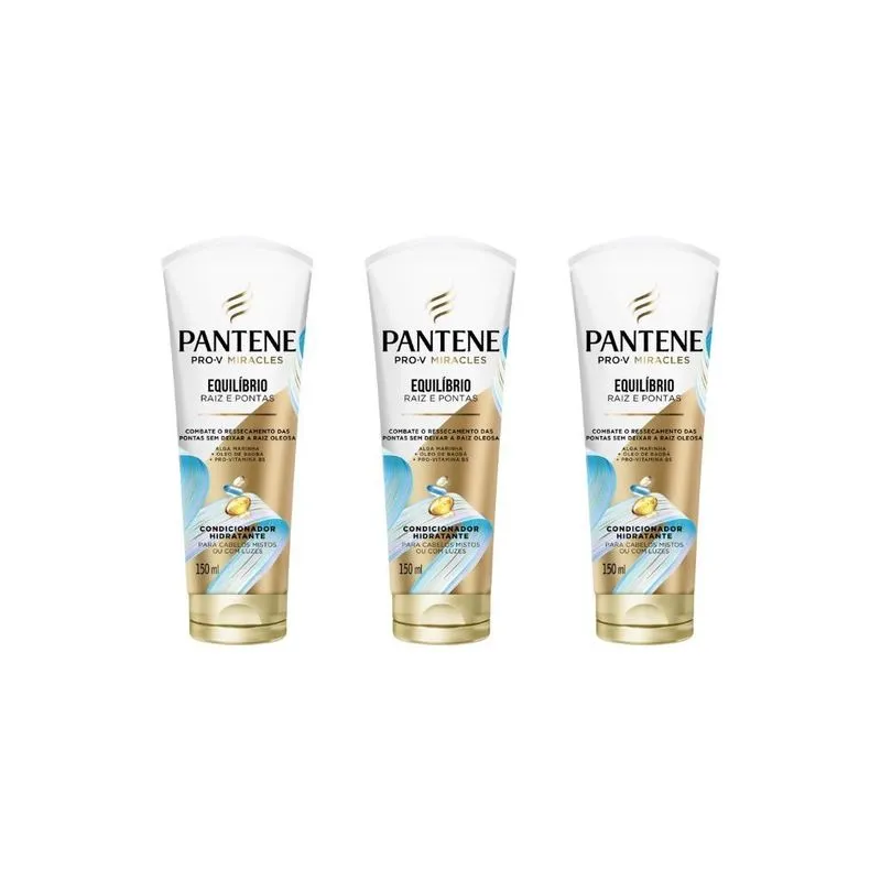 Condicionador Pantene 150ml Equilibrio-kit C/3un
