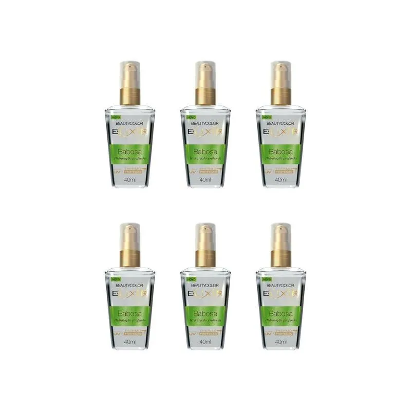 Oleo Capilar Beauty Color Elixir Nutr Babosa 40ml-kit C/6un
