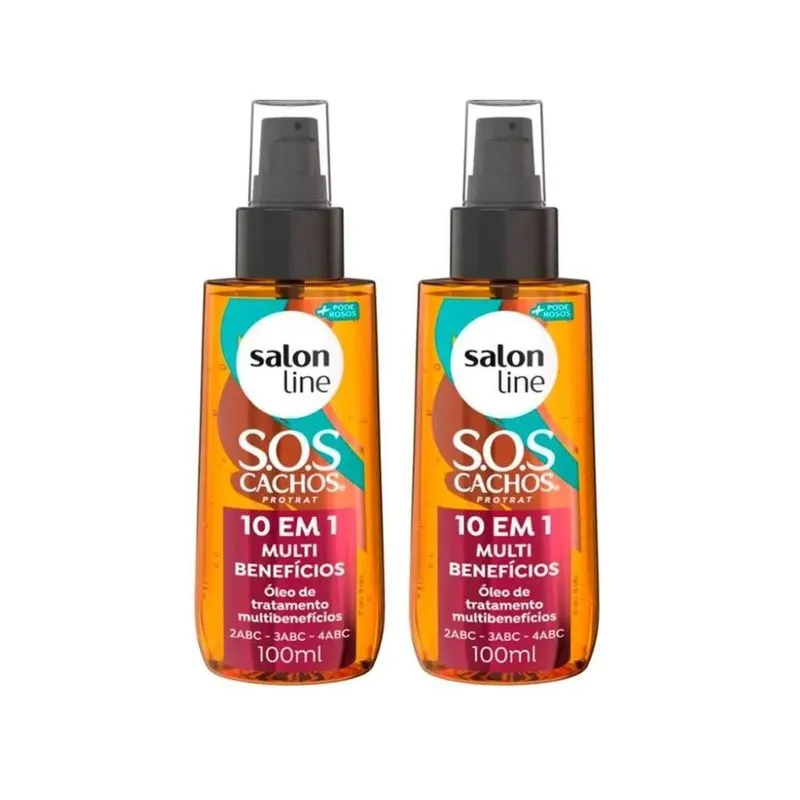 Oleo Capilar Salon Line 100Ml Sos Cachos 10Em1 Multi-Kit2Un