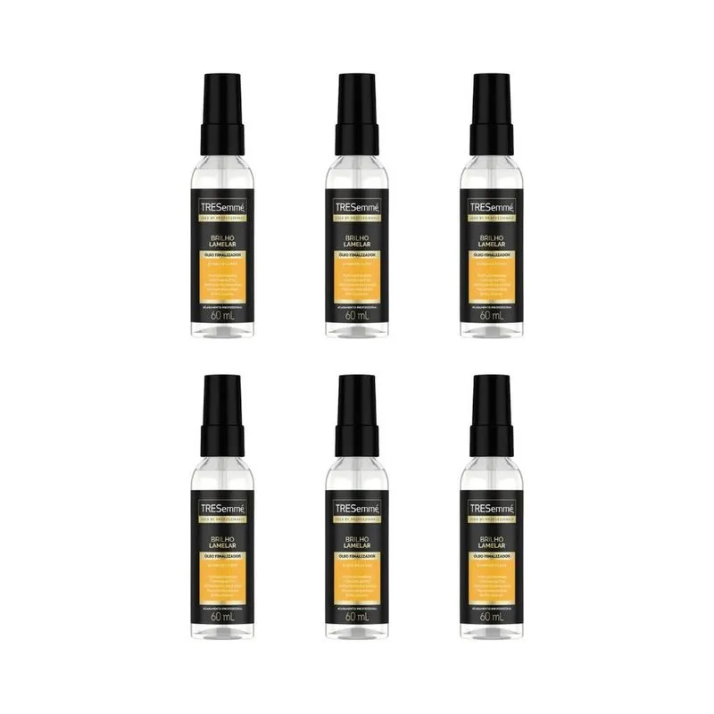 Oleo Capilar Tresemme Brilho Lamelar 60ml - Kit c/ 6un