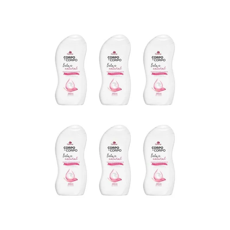 Hidratante Corporal Davene Corpo A Corpo 200Ml Nat-Kit C/6Un