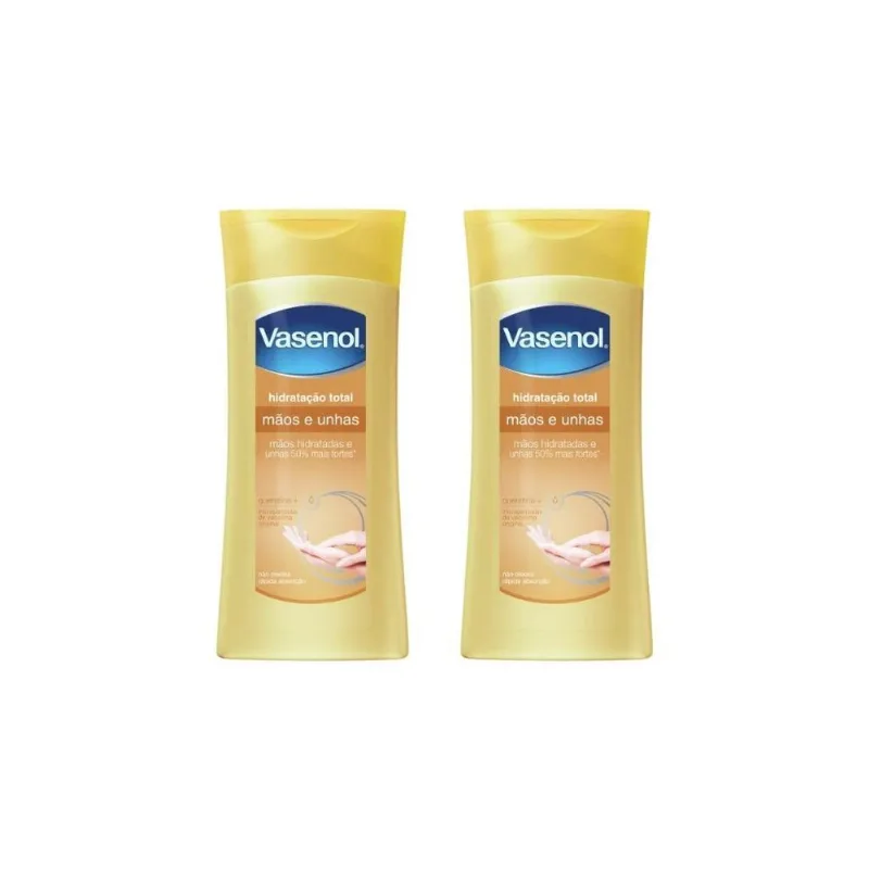 Hidratante Corporal Vasenol Maos E Unhas 200ml-kit C/2un