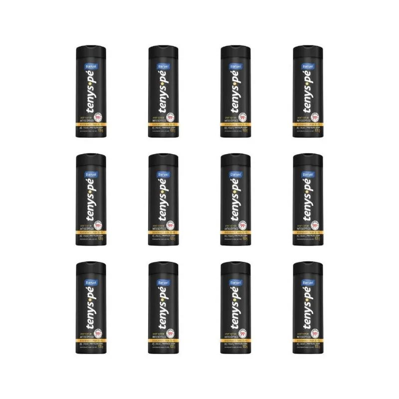 Talco Pes Tenys Pe Baruel Po 100g Sport Edition-kit C/12un