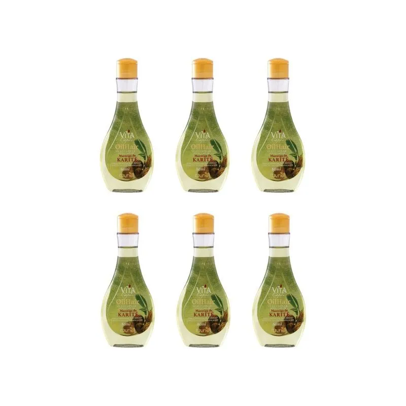Oleo Capilar Muriel Vita Capili 80ml Karite - Kit c/ 6un