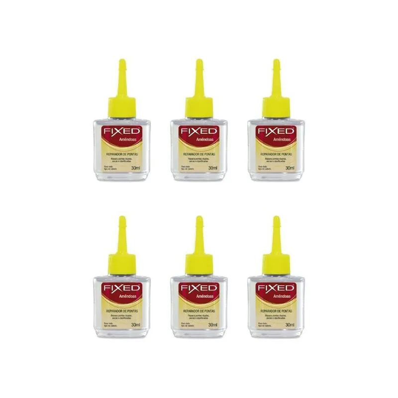 Reparador De Pontas Fixed Amendoas 30ml-kit C/6un
