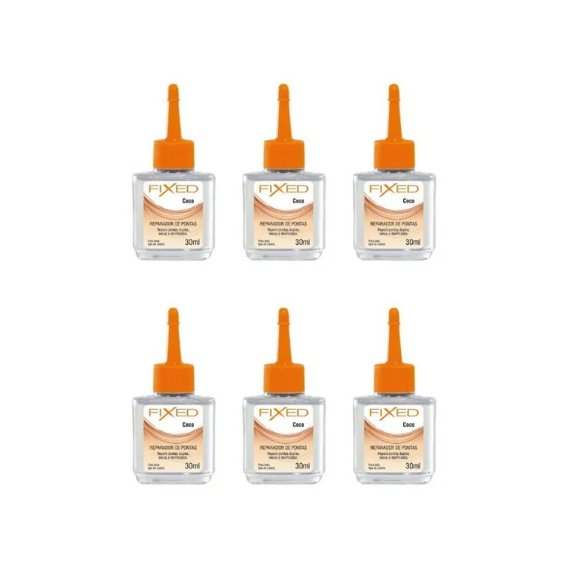 Reparador De Pontas Fixed Coco 30ml-kit C/6un