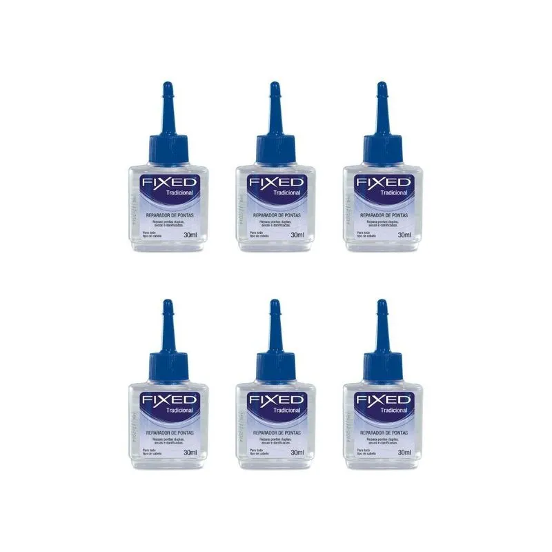 Reparador De Pontas Fixed Tradicional 30ml-kit C/6un