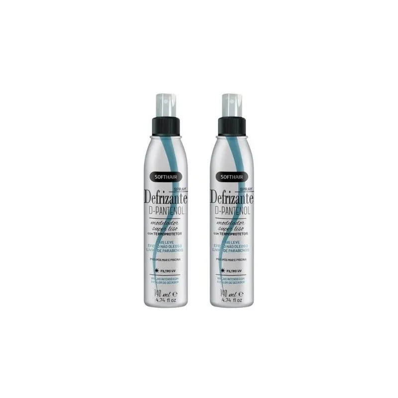 Defrizante Soft Hair 140ml Spray D-pantenol - Kit Com 2un