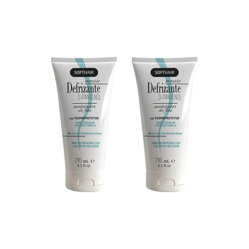 Defrizante Soft Hair 240 Ml D-pantenol-kit C/2un