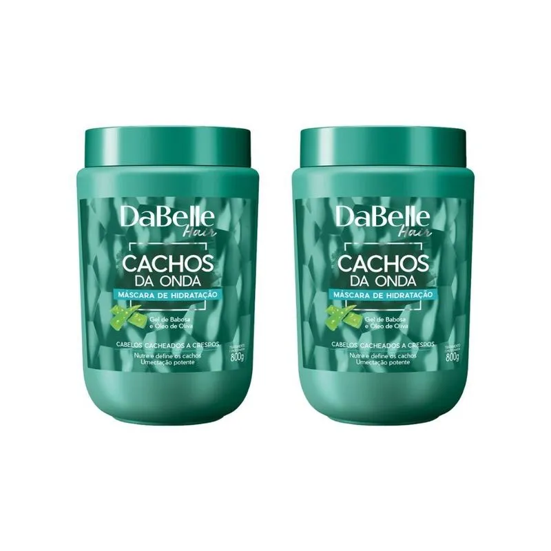 Mascara Dabelle 800g Cachos Da Onda-kit C/2un