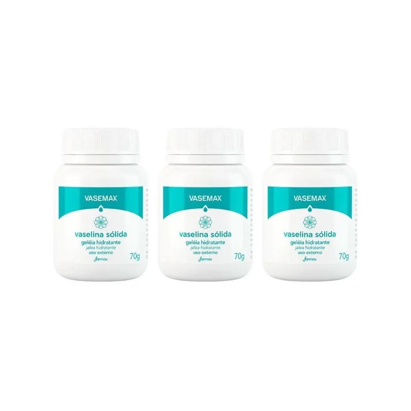 Vaselina Farmax 70g Geleia - Kit Com 3un