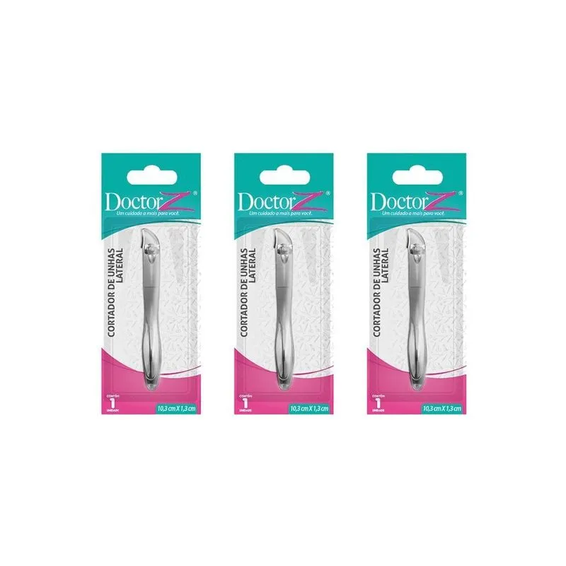 Cortador Unhas Lateral Doctorz C/3un
