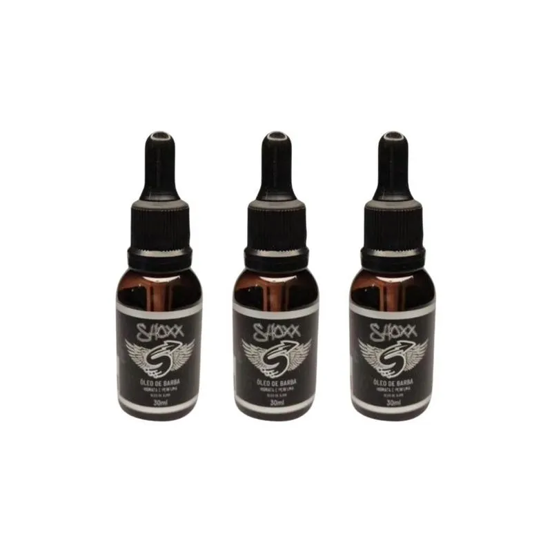 Oleo De Barba Shoxx Ojon 30ml - Kit Com 3un