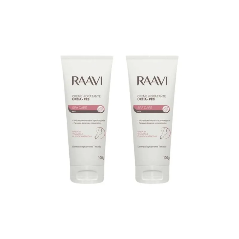 Raavi Creme Para Os Pes 100g - Kit Com 2un