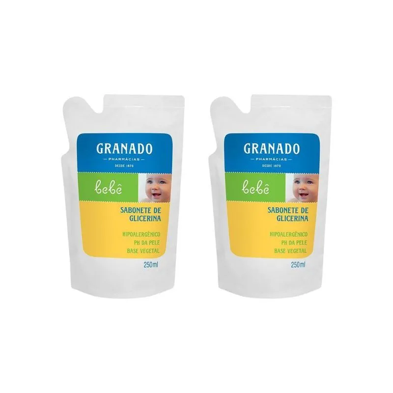 Sabonete Liquido Granado Baby Glic Trad-kit C/2un