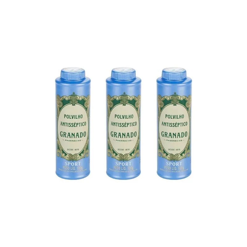Talco Pes Granado 100g Sport-kit C/3un