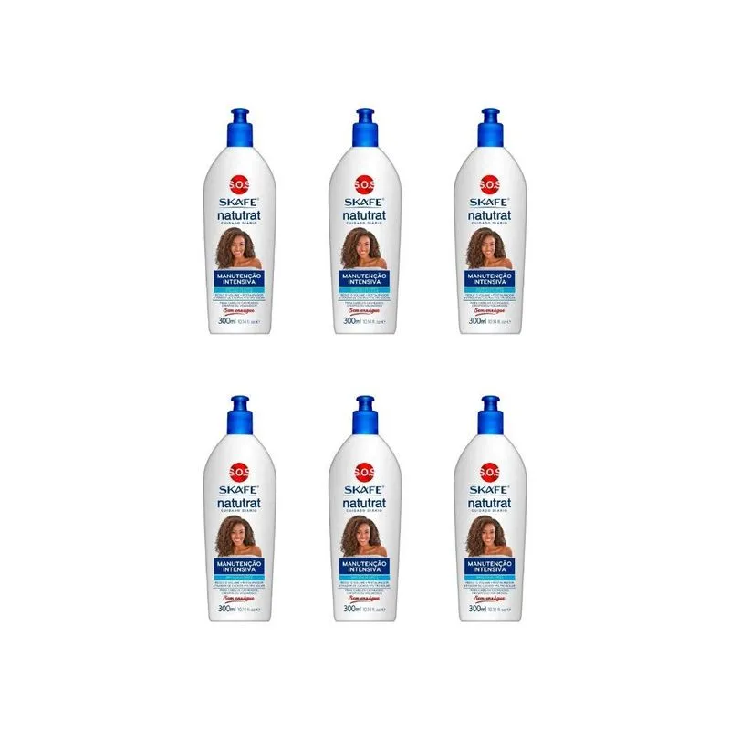 Sos Natutrat Manutençao Intensiva Skafe 300ml-kit C/6un