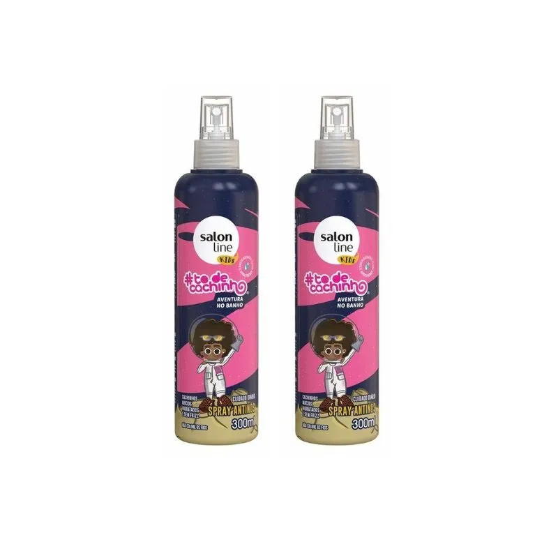 Spray Salon Line 300ml Desembaraçante To De Cachinho Kids