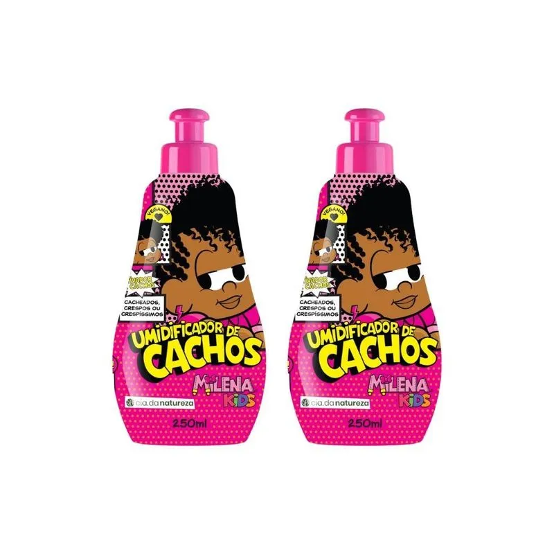 Umidificador De Cachos Cia Da Natureza Milena 250ml - 2un
