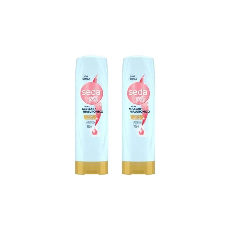 Condicionador Seda 325ml Micelar + Hialuronico-kit C/2un