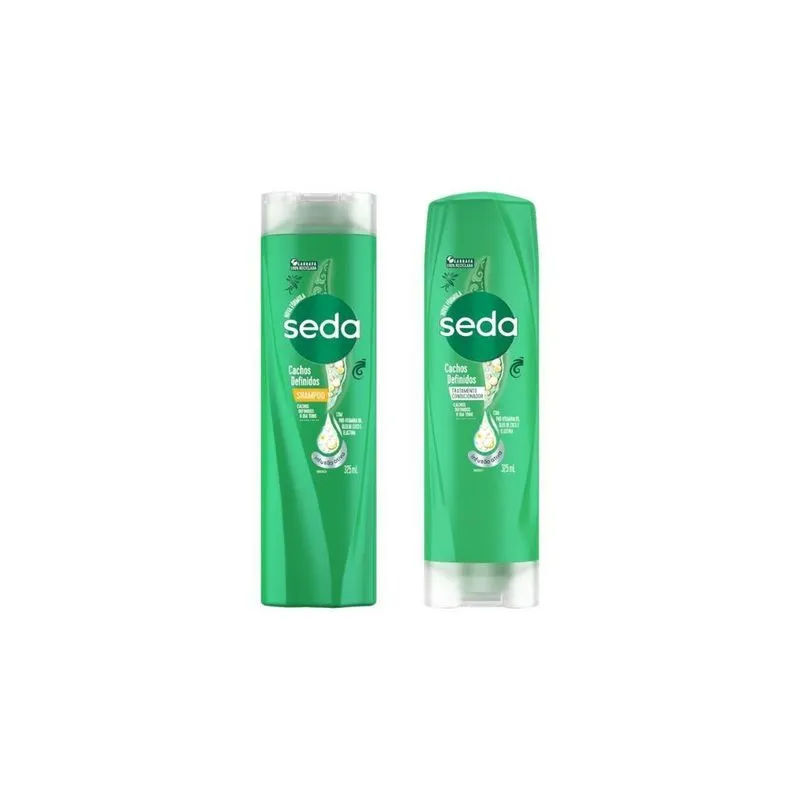 Kit Shampoo + Condicionador Seda 325Ml Cachos Definidos