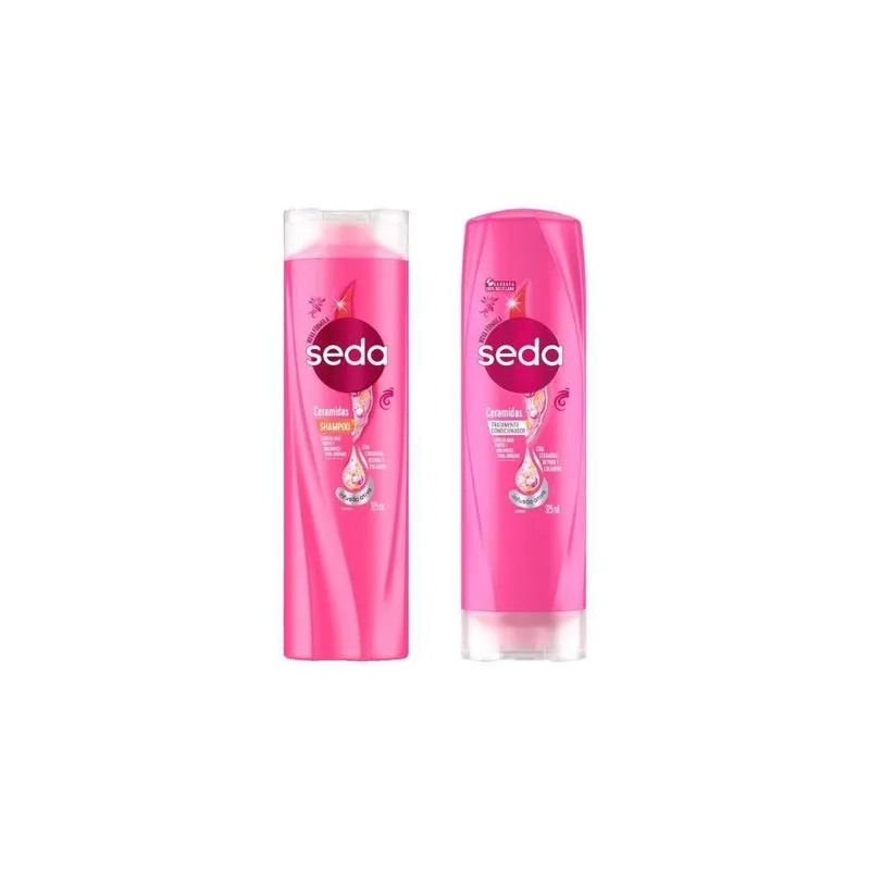 Kit Shampoo + Condicionador Seda 325Ml Ceramidas
