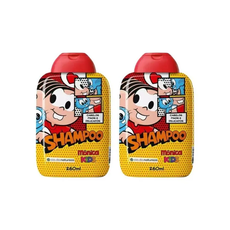 Shampoo Cia Da Natureza Monica Finos E Delicados 260ml - 2un