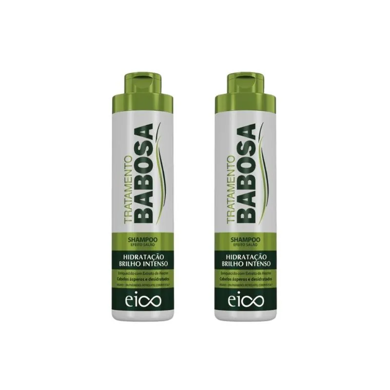 Shampoo Eico 800ml Babosa - Kit C/2un