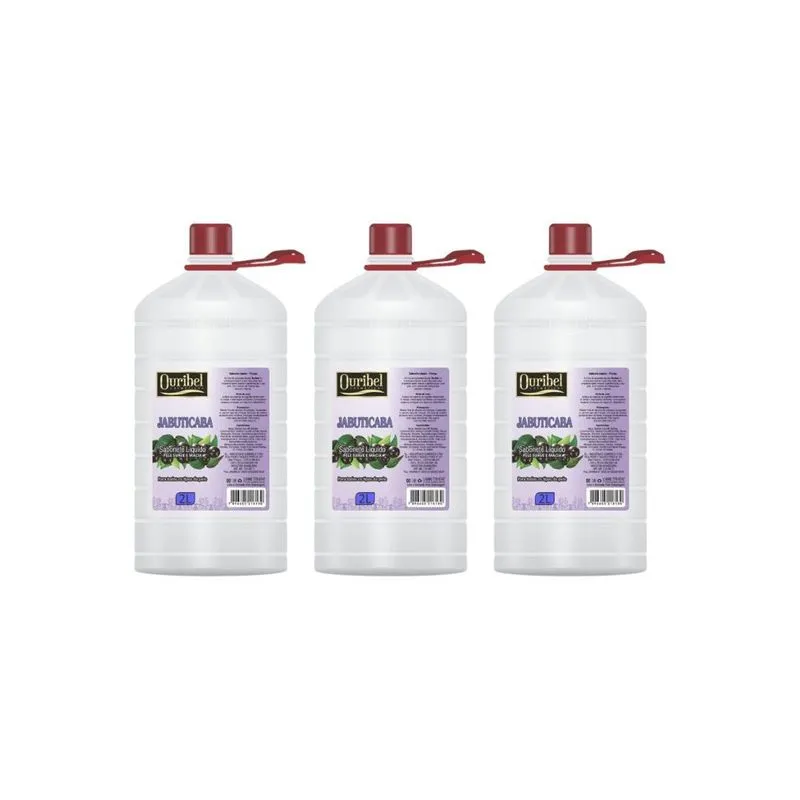 Sabonete Liquido Ouribel 2000ml Jabuticaba - Kit C/3un
