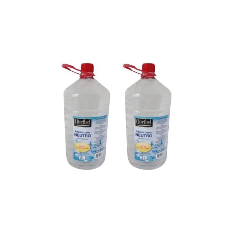 Sabonete Liquido Ouribel 2000Ml Neutro - Kit C/2Un