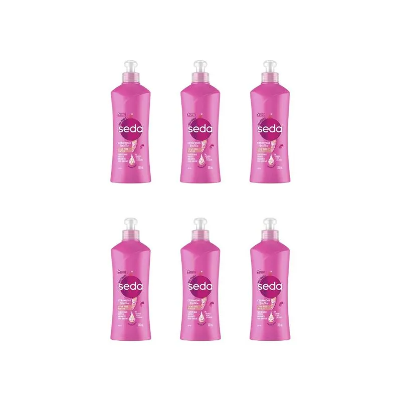 Creme Para Pentear Seda 300ml Ceramidas-Kit C/6un