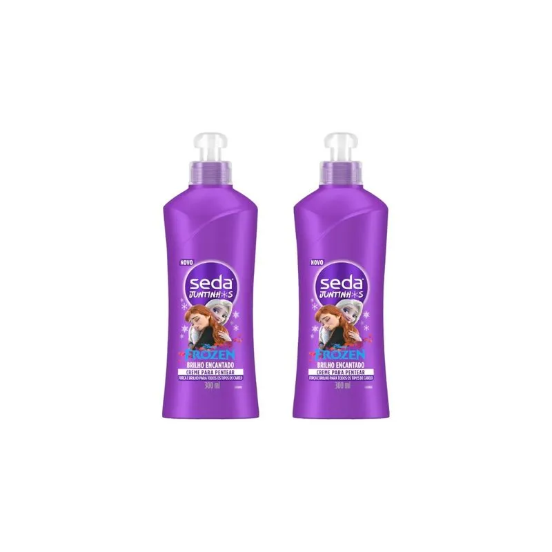 Creme Para Pentear Seda 300ml Junts Brilho Encant-Kit C/2un