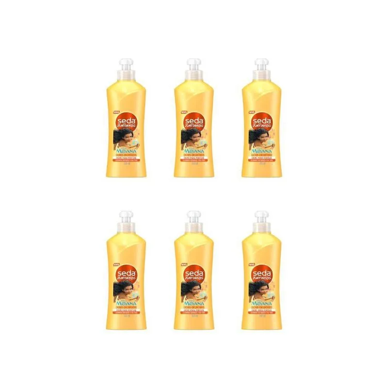 Creme Para Pentear Seda 300Ml Junts Cachos Encant-Kit C/6Un