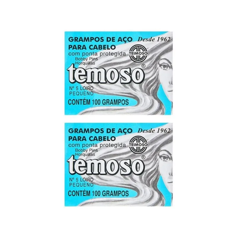 Grampo Teimoso N 5 Com 100un Louro - Kit Com 2un