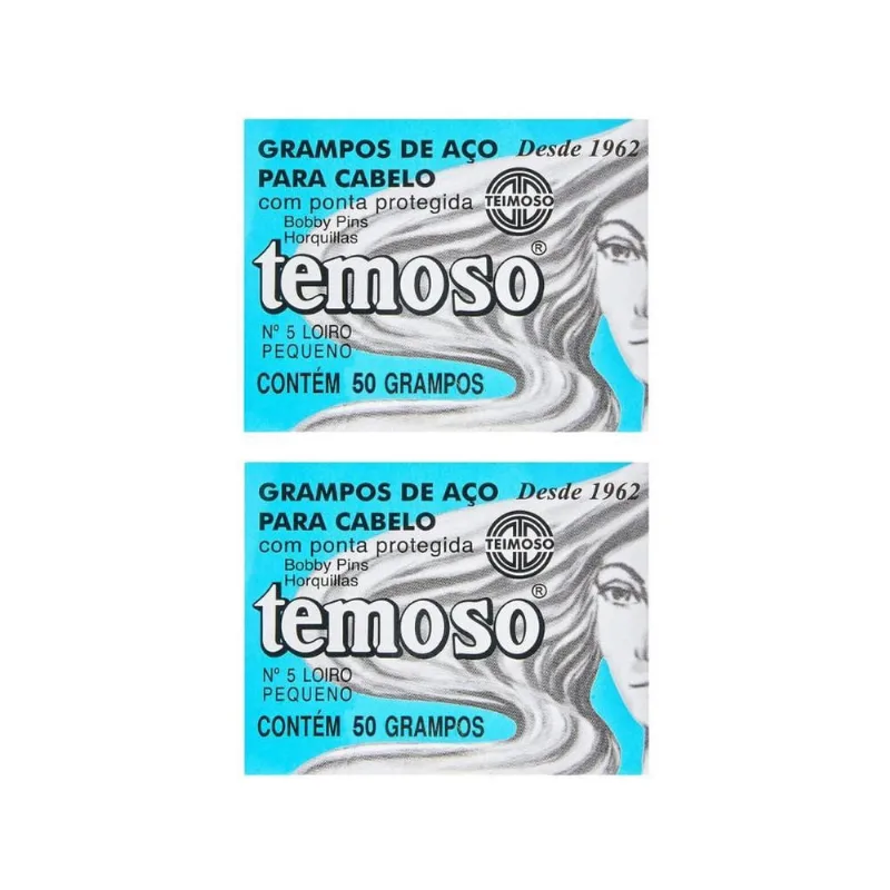Grampo Teimoso N 5 Com 50Un Louro - Kit Com 2Un