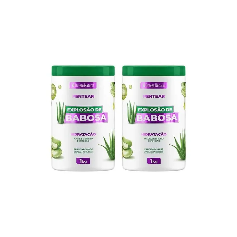 Creme Para Pentear Beleza Natural 1 K Explosao Babosa - 2Un