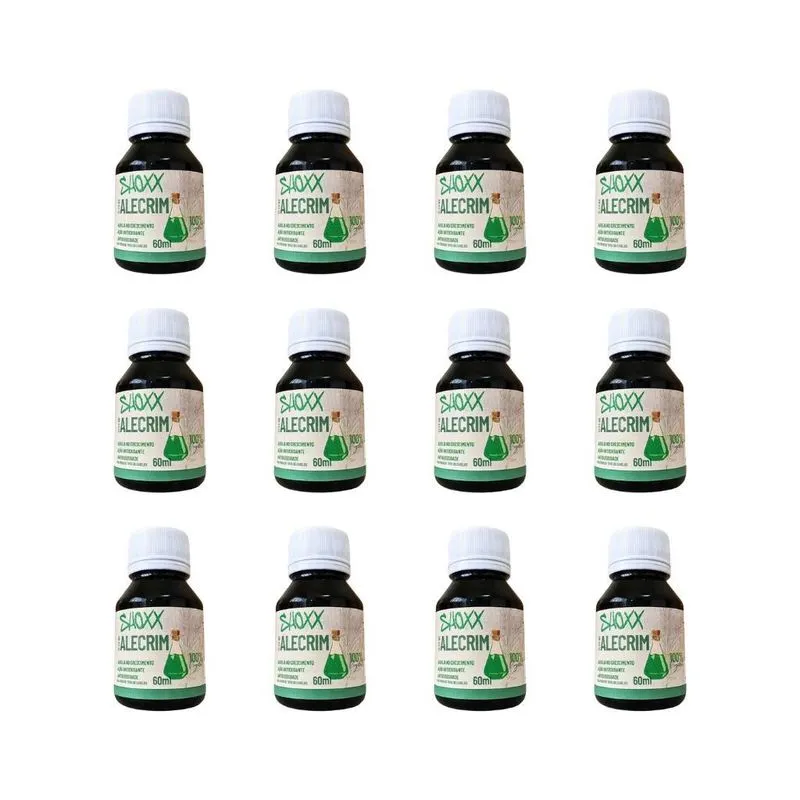 Óleo De Alecrim Shoxx 60ml-kit C/12un