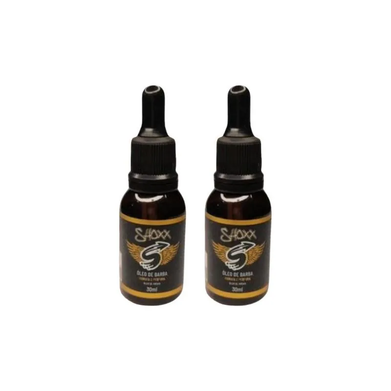 Oleo De Barba Shoxx Argan 30ml - Kit Com 2un