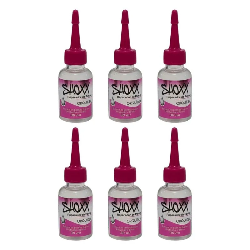 Reparador de Pontas Shoxx Orquidea 30ml - Kit c/ 6un