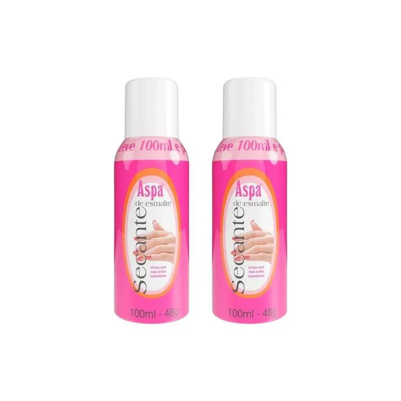 Secante De Esmaltes Aspa 100ml - Kit Com 2un