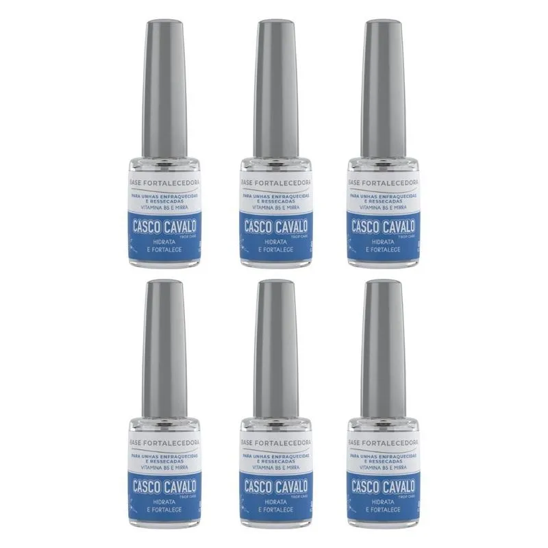 Casco De Cavalo Trop Care Fortalecedora 8ml - Kit Com 6un