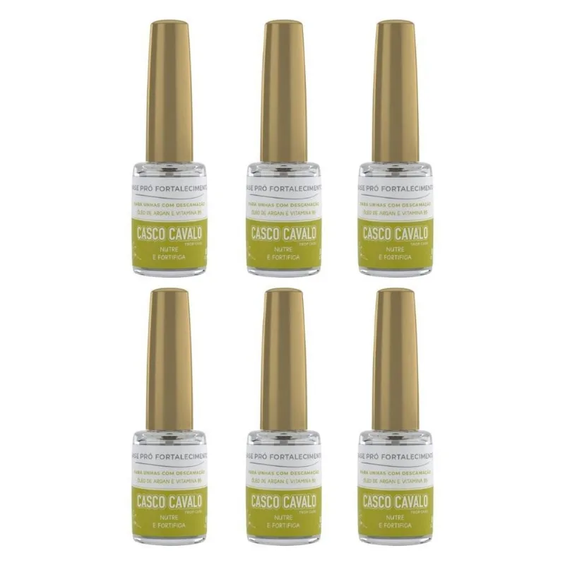 Casco De Cavalo Trop Care Pro Fortalecimento 8ml - Kit C/6un